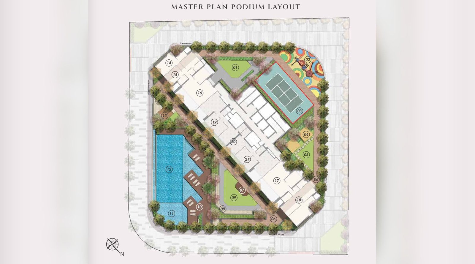 Kamdhenu-Crown-Master-Plan-Podiun-Layout